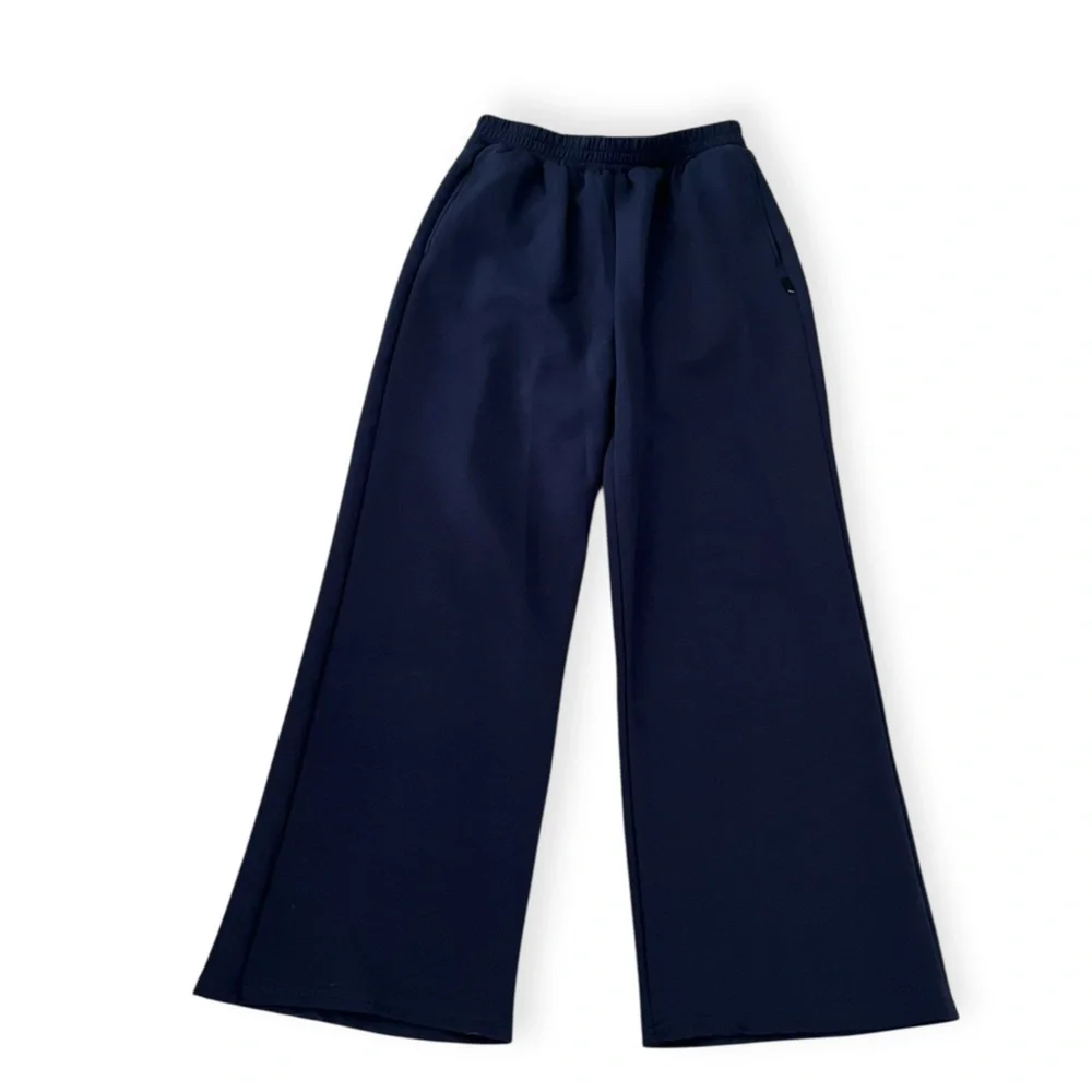 KatchMe Navy 2-Piece Lounge Set Off-Shoulder Top & Wide-Leg Pants |S/M‎